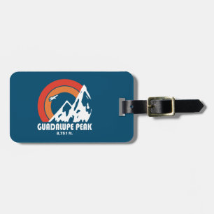 Guadalupe Peak Texas Sun Eagle Luggage Tag