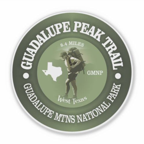 Guadalupe Peak Trail O Sticker