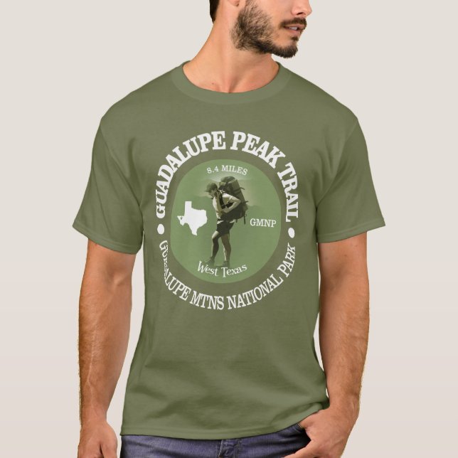Guadalupe Peak Trail (O) T-Shirt (Front)