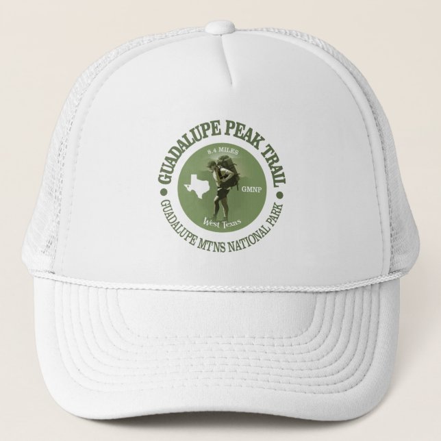 Guadalupe Peak Trail (O) Trucker Hat (Front)