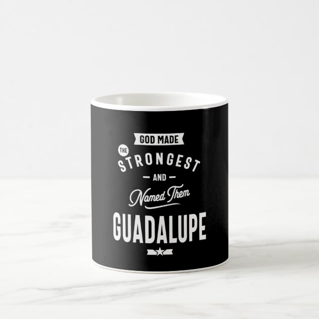 Guadalupe Personalized Name Birthday Gift Coffee Mug (Center)