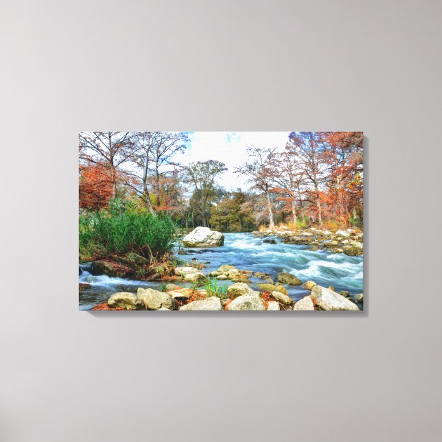 Guadalupe River Canvas Print (Front)