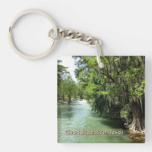 Guadalupe River in Gruene, Texas  Keychain