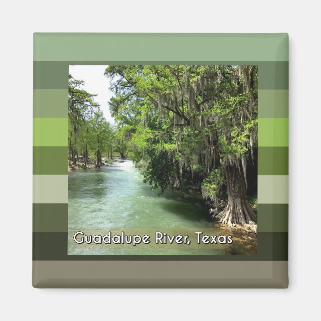 Guadalupe River in Gruene, Texas  Magnet (Front)