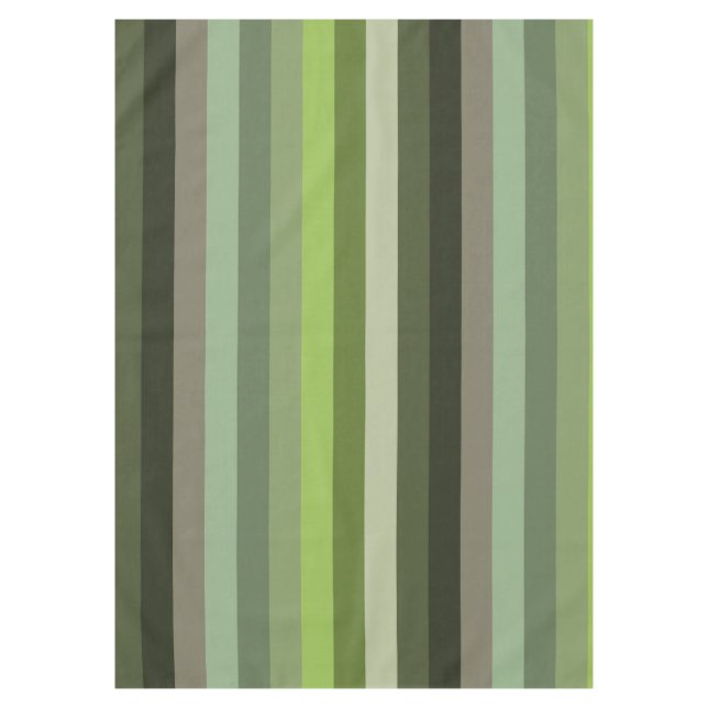 Guadalupe River Stripes  Tablecloth (Front)