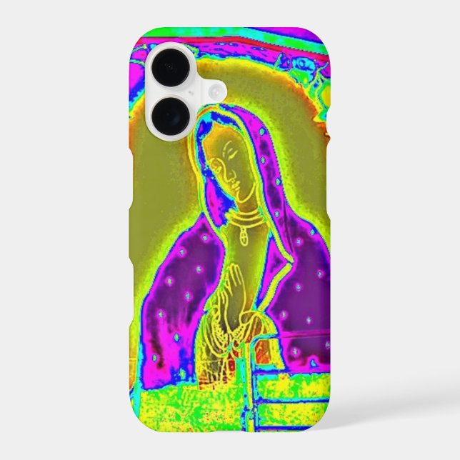 Guadalupe Ultraviolet Iphone Case (Back)