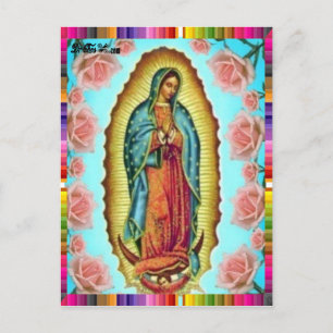 GUADALUPE VIRGIN MEXICO 11 CUSTOMIZABLE PRODUCTS POSTCARD