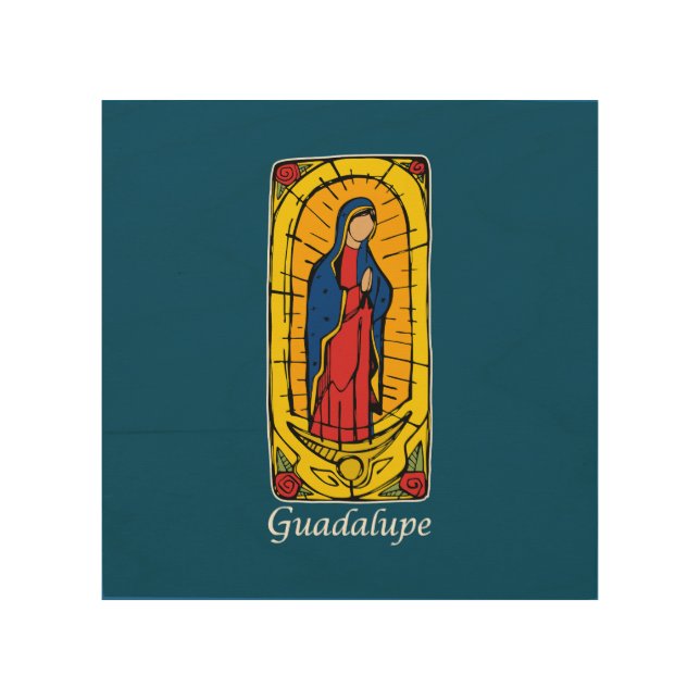 Guadalupe Wood Wall Art (Front)