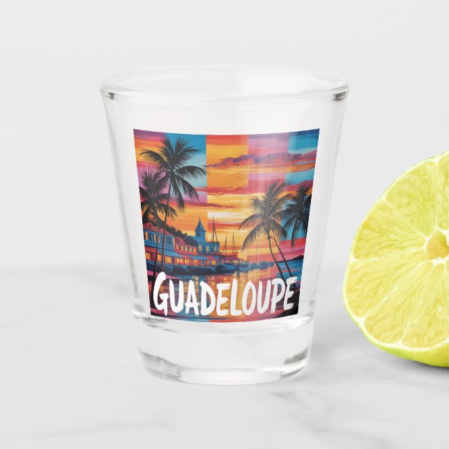 Guadelope Shot Glass (Front)