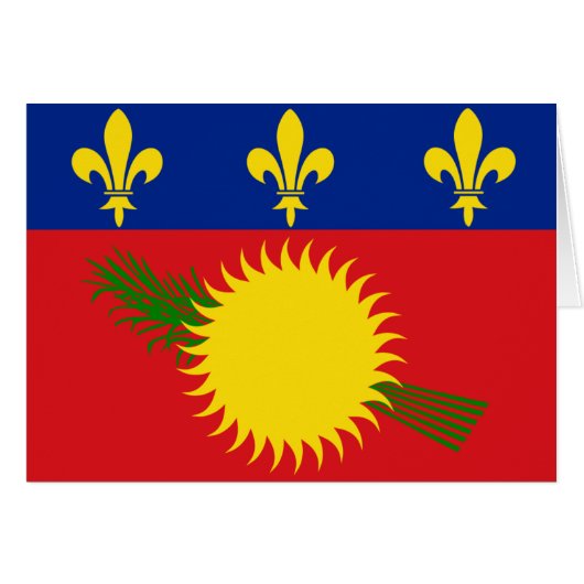 Guadeloupe Flag Cards (Front Horizontal)