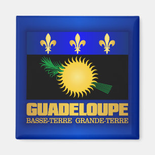 Guadeloupe Flag Magnet