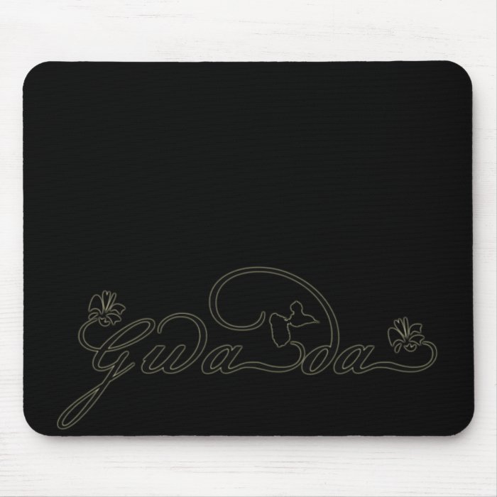 Guadeloupe gwada 971 mouse pads