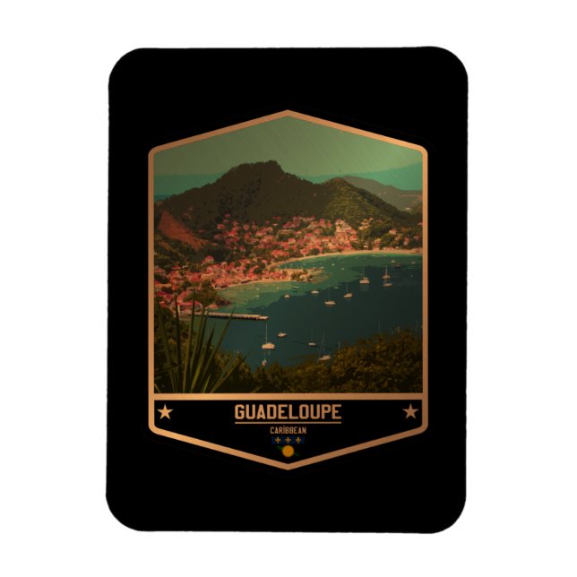 Guadeloupe Magnet (Vertical)