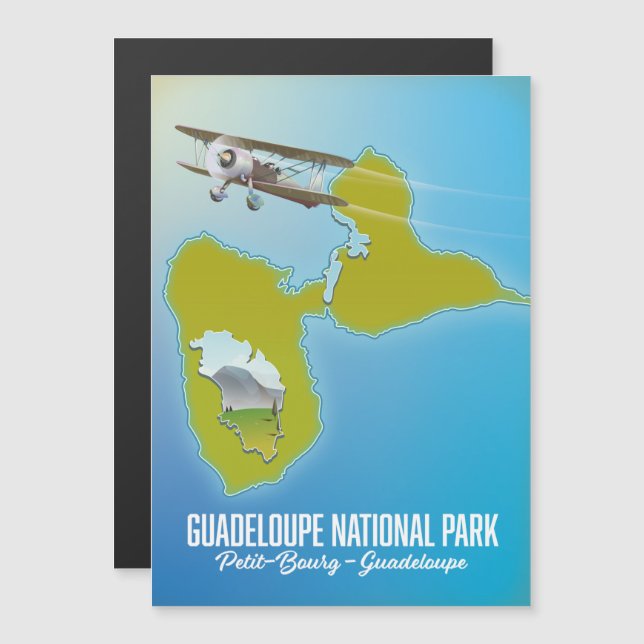 Guadeloupe National Park map (Front/Back)