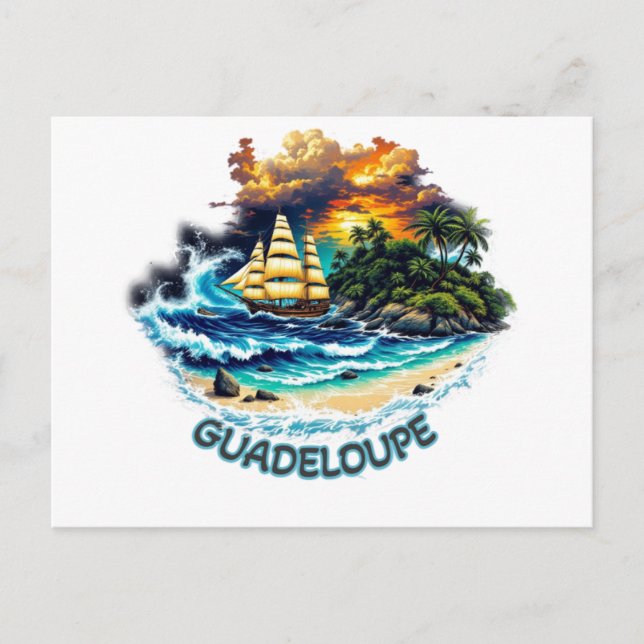 GUADELOUPE POSTCARD (Front)