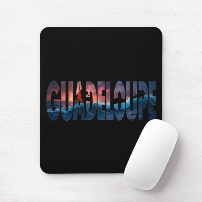 Guadeloupe Sunset Mouse Pad (With Mouse)
