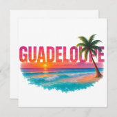 Guadeloupe Tropical Sunset (Front/Back)