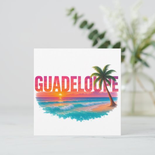 Guadeloupe Tropical Sunset (Standing Front)