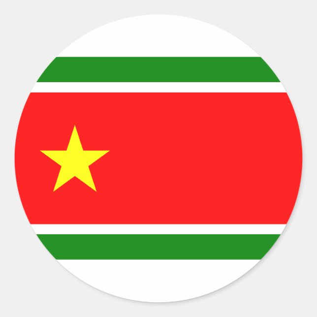 Guadeloupe (Uplg), France Classic Round Sticker (Front)