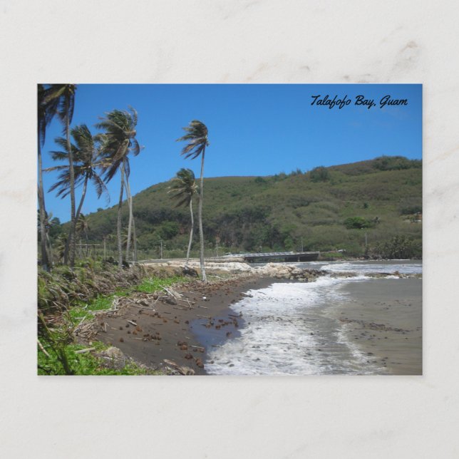 GUAM 671 Talafofo Bay Postcard (Front)