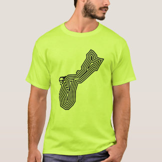 Guam Black Burst Tee