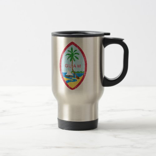Guam Coat Of Arms Travel Mug