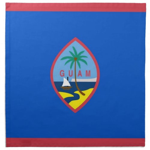 Guam Flag American MoJo Napkin