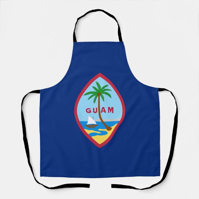 Guam Flag Apron (Front)