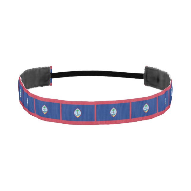Guam Flag Athletic Headband (Front)