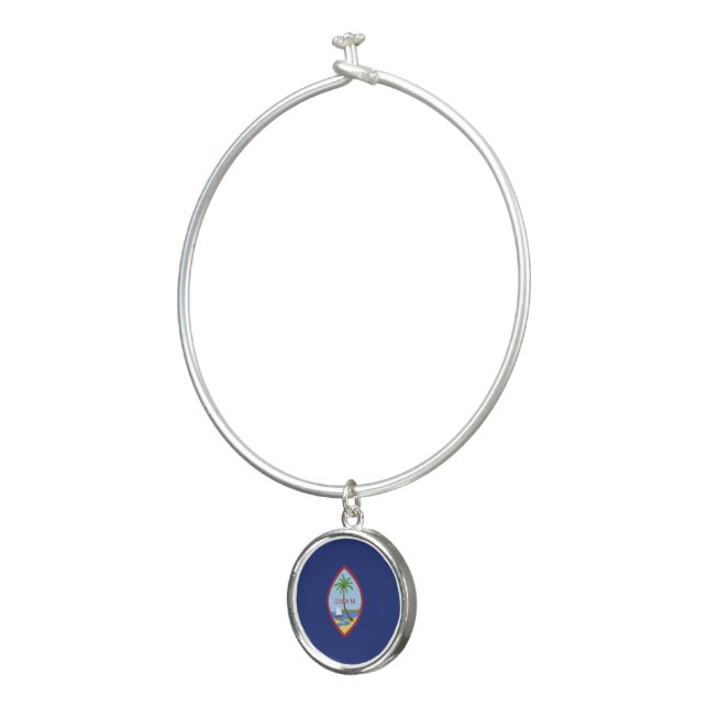 Guam flag bangle bracelet (3/4)