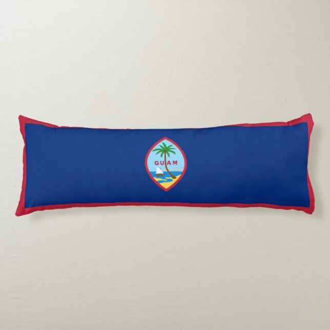 Guam Flag Body Pillow (Front)