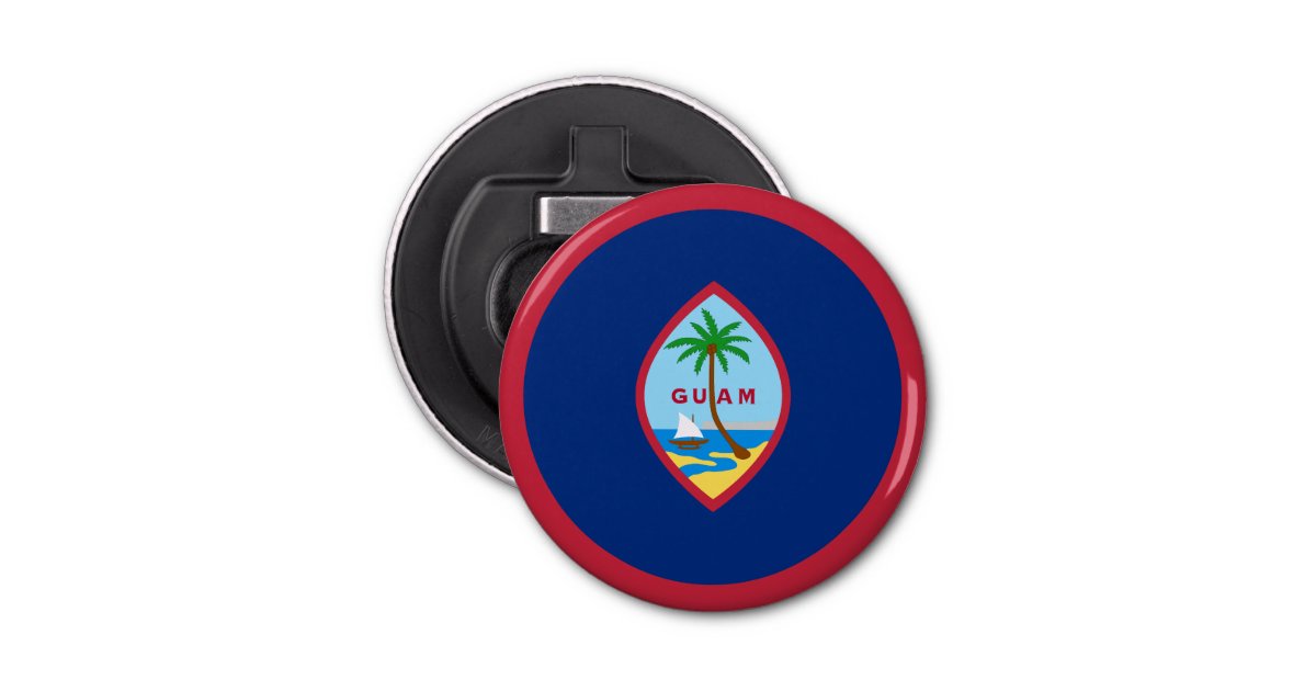 Guam Flag Bottle Opener | Zazzle