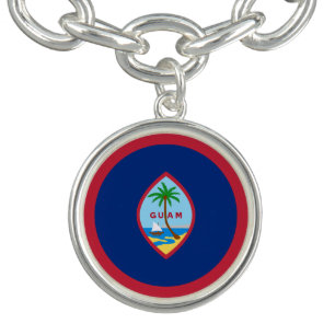 Guam Flag Bracelet