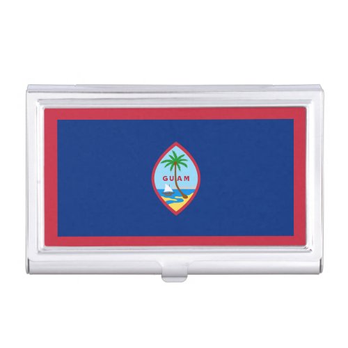 Guam Flag Business Card Case