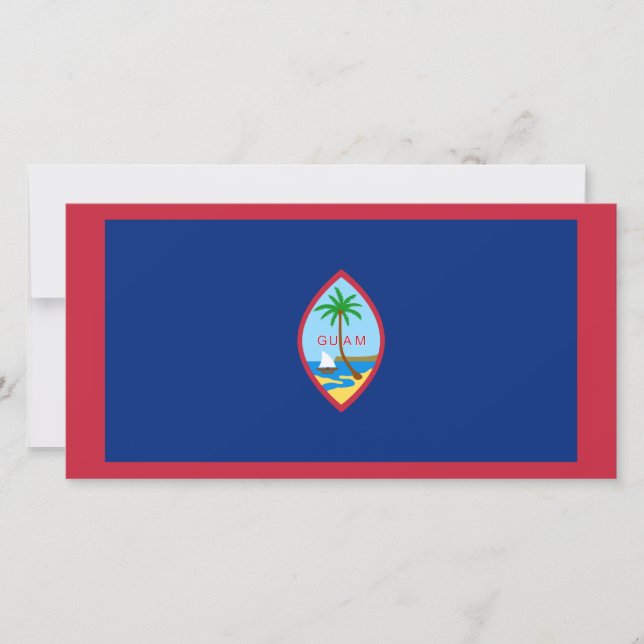 Guam Flag Card (Front)