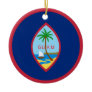 Guam flag  ceramic ornament