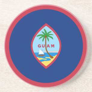 Guam Flag Coaster