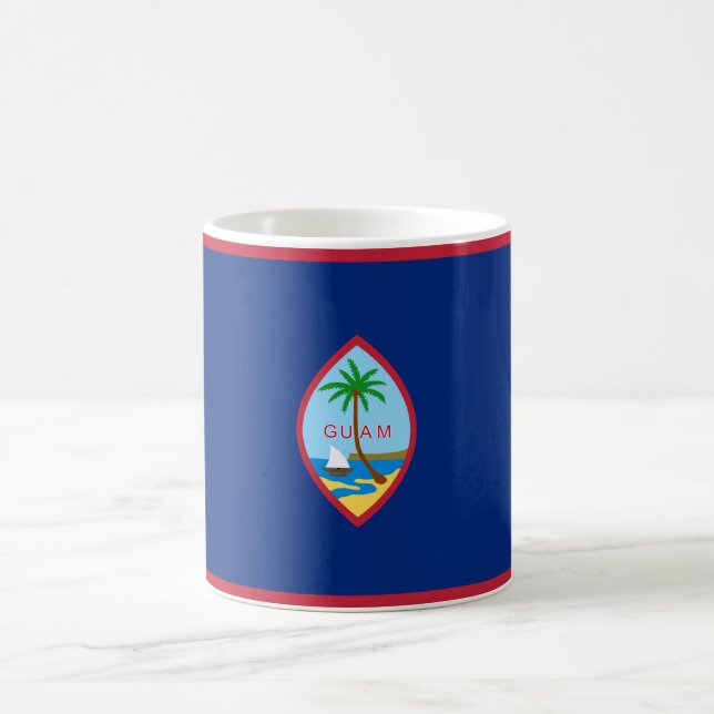 Guam Flag Coffee Mug (Center)