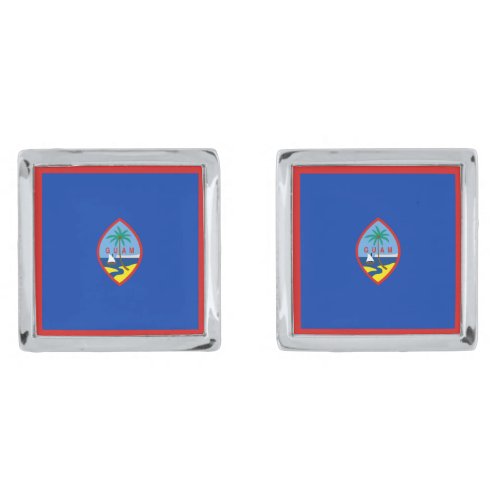 Guam Flag Cufflinks