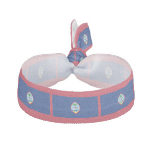 Guam Flag Elastic Hair Tie