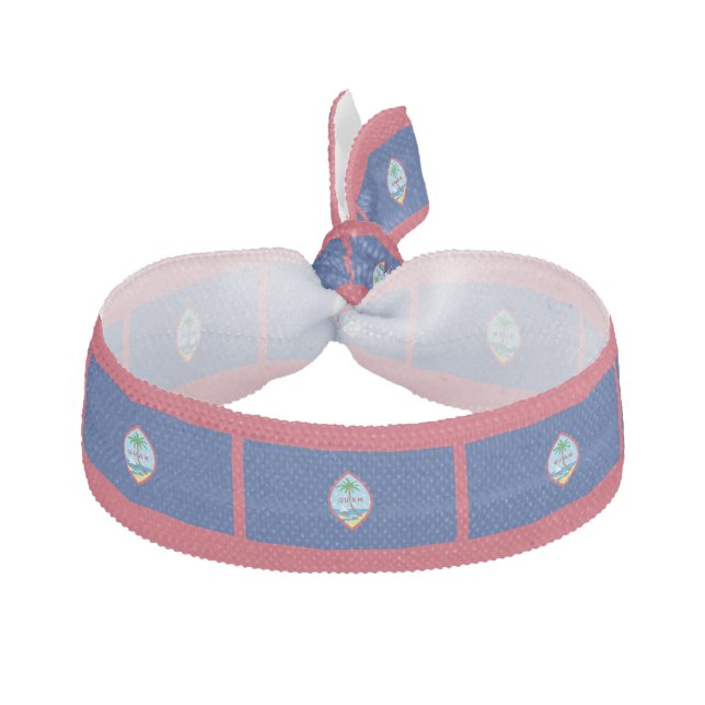 Guam Flag Elastic Hair Tie (Front)