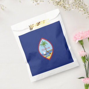 Guam flag favor bag