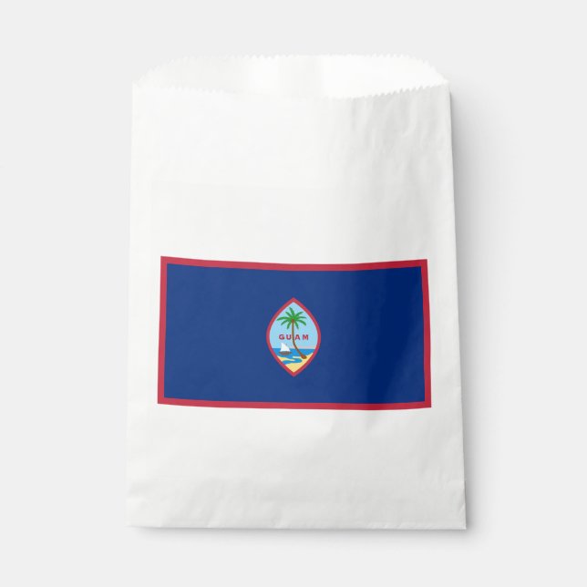 Guam Flag Favor Bag (Front)