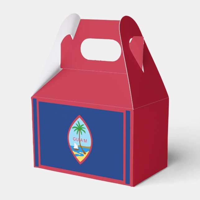 Guam flag  favor boxes (Front Side)