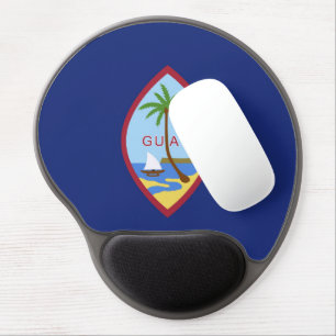 Guam flag gel mouse pad