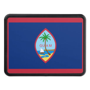 Guam flag  hitch cover