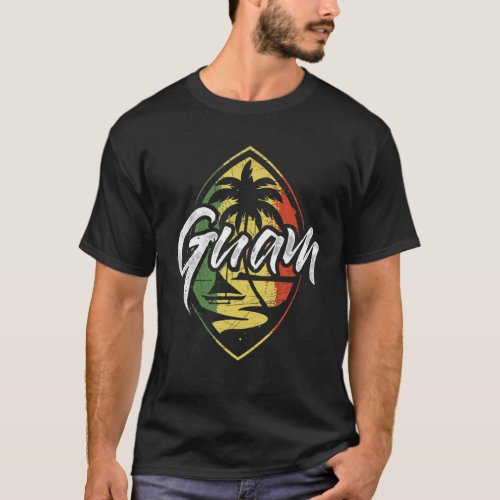 Guam Flag Islander Pride Guamanian Chamorro Histor T_Shirt