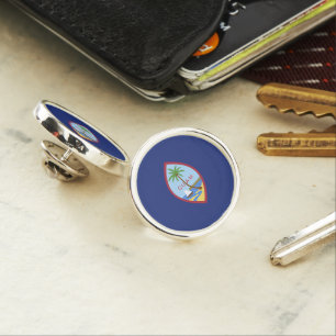 Guam flag lapel pin
