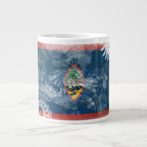 Guam Flag Large Coffee Mug