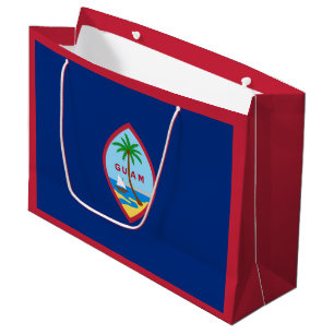 Guam Flag Large Gift Bag